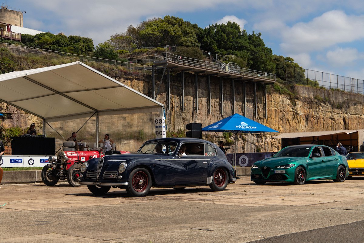 Alfa Romeo models at the Sydney Harbour Concours d'Elegance